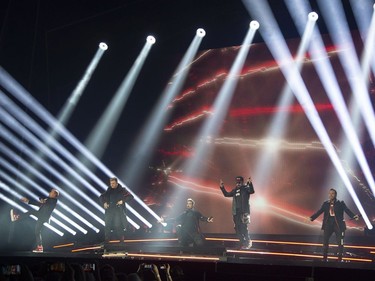 MONTREAL, QUE:  The Backstreet Boys perform at the Bell Centre, in Montreal, Quebec July 15, 2019. (Christinne Muschi / MONTREAL GAZETTE)      ORG XMIT: 62841