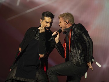 The Backstreet Boys perform at the Bell Centre, in Montreal, Quebec July 15, 2019.