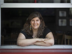 Sandrine Galand, a UQAM PhD candidate who teaches a course on women in popular culture, including a class on women in comedy, is seen on Thursday, July 25, 2019.