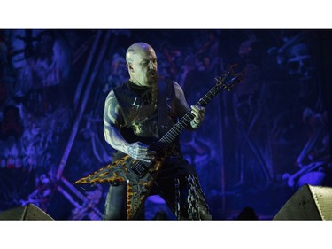 Guitarist Kerry King of the group Slayer at the Heavy Montréal metal festival July 28, 2019.