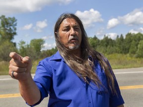 Kanesatake Grand Chief Serge Simon (pictured in 2015) says Oka Mayor Pascal Quevillon "was pointing to some of the social problems that we have up here (but) could have chosen a better way to say it, instead of saying ‘the Mohawks this and the Mohawks that.’ “