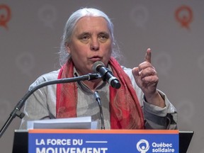 Québec Solidaire spokesperson Manon Massé will take part in a rally in Amos, in the Abitibi region, on Sunday against a proposed gas pipeline near the Harricana River.