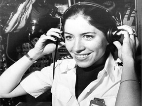 Judy Cameron, seen in a July 12, 1978 photo, was Air Canada's first female pilot.