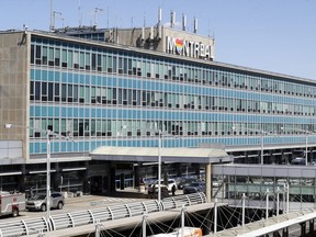 The main terminal at Trudeau Airport in Dorval, west of Montreal.