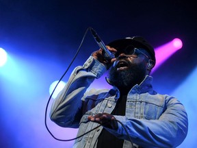 US singer US band The Roots, Tariq Luqmaan Trotter aka Black Thought, performs on stage during the 31th Eurockeennes rock music festival in Belfort, eastern France, on July 7, 2019.