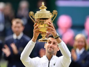 After winning Wimbledon, Novak Djokovic said he will require more time to recover before beginning his hard court season and will skip the Rogers Cup in Montreal.