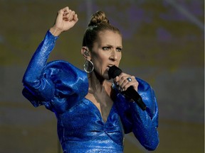 Céline Dion performed a concert in front of 60,000 people in London’s Hyde Park on July 5