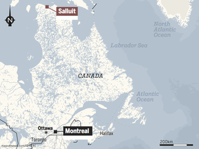 MAP: Salluit, Quebec