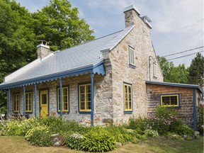 Called La Maison Adolphe-Basile Routhier, this charming old house was built in 1841 in St-Placide and borders Lac des Deux Montagnes.