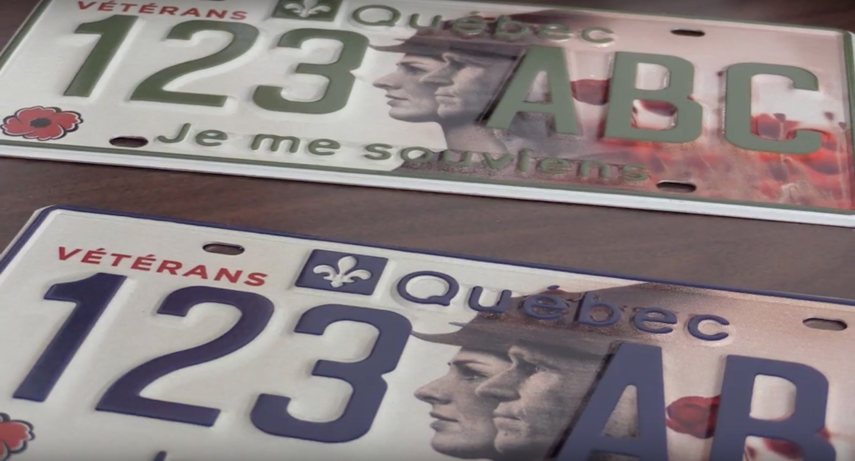 Watch Introducing the new Quebec Veteran's Licence Plate Montreal