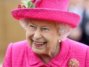 Queen Elizabeth II during a visit to the National Institute of Agricultural Botany on July 09, 2019 in Cambridge, England.