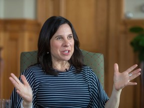 "I’m definitely moving towards keeping the system as it is but improving it," Mayor Valérie Plante, seen in a file photo, said of the city's 311 information line.