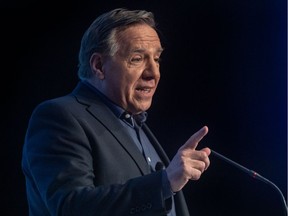 "There is a price attached to democracy," says Premier François Legault, seen in file photo.