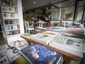 Café L'Éditeur is one of a number of Montreal spots to linger over books, coffee and good food.