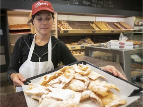 “I feel like the newer generations don’t understand the older flavours,” says Tania Lancia of Sisterly Sweets, with a batch of freshly fried chiacchiere.