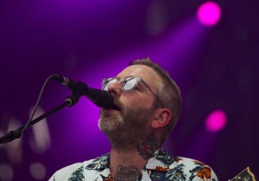 City and Colour performs on Day 2 of the Osheaga Music and Arts Festival at Parc Jean-Drapeau in Montreal Saturday, August 3, 2019.