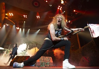 MONTREAL, QUE:  Iron Maiden performs at the Bell Centre, in Montreal on Aug. 5, 2019. (Christinne Muschi / MONTREAL GAZETTE)