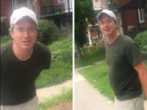 Montreal police are looking for this man, alleged to have verbally abused a woman on July 24, 2019, in Ahuntsic.