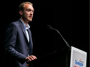 Stéphane Stril, president of the youth wing of the Quebec Liberal Party.