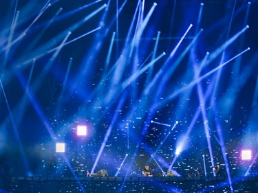 The artist Kaskade performs on Day 1 of the ÎleSoniq electronic music festival at Parc Jean-Drapeau in Montreal on Friday, August 9, 2019.