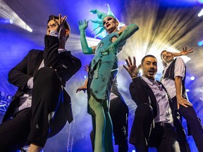 Sasha Velour presided over Thursday's Drag Superstars extravaganza, which wasn't just fun and games.