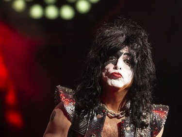 Paul Stanley of KISS performs the End of the Road farewell tour in Montreal, Quebec August 16, 2019.