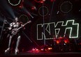 Gene Simmons of KISS performs the End of the Road farewell tour in Montreal, Quebec August 16, 2019.