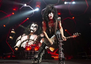 Paul Stanley of KISS performs at the End of the Road farewell tour in Montreal, Quebec August 16, 2019.