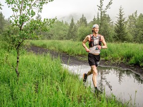 Shawn Stratton, Ottawa Vegan Film Festival director, is also an ultra-marathon runner, seen here training.