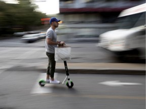 Montreal is working to limit e-scooter accidents by outlawing usage on sidewalks, limiting speeds to 20 km/h and requiring helmets.
