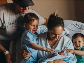 Jeff and Julie Petry and their three children.