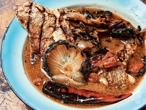 Grilled Fish Soup from I Am A Filipino by Nicole Ponseca & Miguel Trinidad.