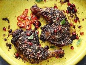 Za'atar Chicken from Palestine on a Plate by Joudie Kalla.