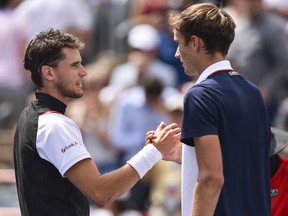 “At the end, it was a good tournament,” said Dominic Thiem. “I couldn't expect to come from Kitzbuhel to here and go all the way. I mean, I'm not a machine. The opponents are way too good."