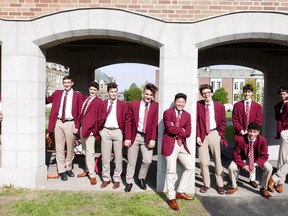 Members of Loyola’s Maroon and White honour society are chosen to serve as ambassadors during their graduate year. These students have been recognized for their contributions to school life and for demonstrating the values, attitudes, and sense of service that Loyola espouses.