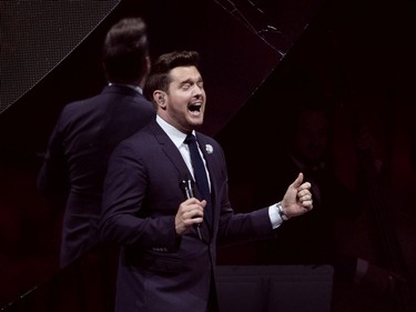 Michael Bublé performs in Montreal on Thursday, August 1, 2019.