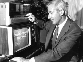 Comp-U-Card Canada president Bill Meder is seen in a photo that was published Aug. 20, 1986 along with an article about the advent of "tele-shopping" in Montreal.