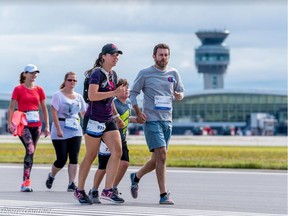 Around 1,200 runners will take part in the first race of its kind at the Jean-Lesage de Québec airport (YQB) Saturday morning.