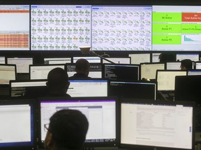 Engineers at the Montreal headquarters of SITA monitor problems affecting the “mission-critical” computer and communications systems used by airlines, airports and air-traffic-control providers.