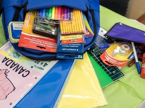 Labelling pencils and other supplies for the new school year can be a big chore.