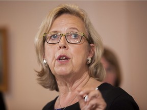 Green Party leader Elizabeth May.