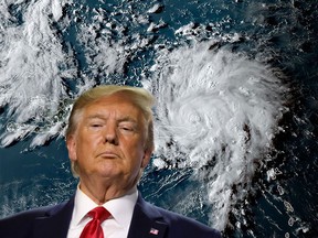 Donald Trump reportedly considered dropping nuclear bombs on hurricanes.