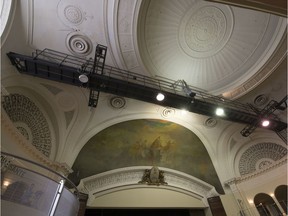 The ceiling of the Mansfield Athletic Club in 2015. The site dates back to the early 1900s.