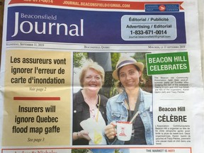 The first edition of the Beaconsfield Journal newspaper was published Sept. 11.