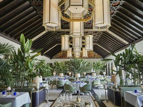 Le Sirenuse Miami is one of the dining choices at Four Seasons Hotel at The Surf Club in Miami Beach.