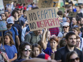 On Friday, Montreal was the backdrop to a massive climate rally, and dozens of other marches, protests and strikes demanding climate action took place all across Quebec and around the world.