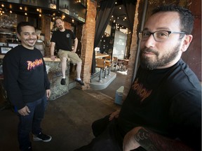 Pablo Rojas, left, Adam Shiller and Hakim Rahal have added to Provisions’ mini-empire on Van Horne Ave.