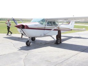 A Cessna 172 photographed in 2010.