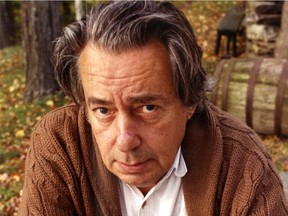 Novelist Mordecai Richler, on Sept. 27, 1991. The photo was published the next day, along with his response to a storm of criticism that had been directed at him after he published an article in New Yorker magazine about Quebec. This photo has been cropped; the full photo appears with the text of this article.