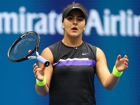 U.S. Open champion Bianca Andreescu has withdrawn from the Toray Pan Pacific Open in Osaka, Japan, because of an injury.
